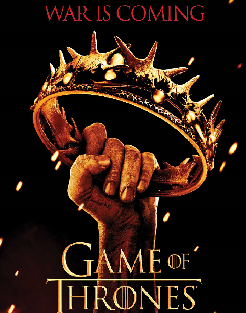 Affiche de la Saison 2 de game of thrones